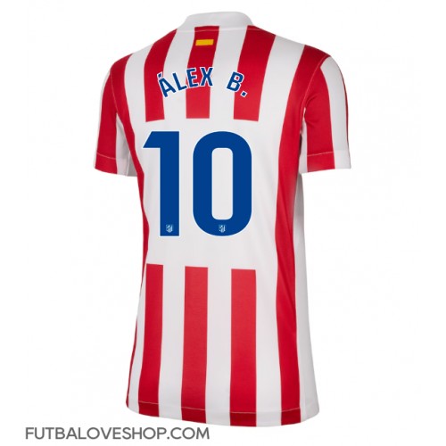 Dres Atletico Madrid Alex Baena #10 Domáci pre Ženy 2025-26 Krátky Rukáv